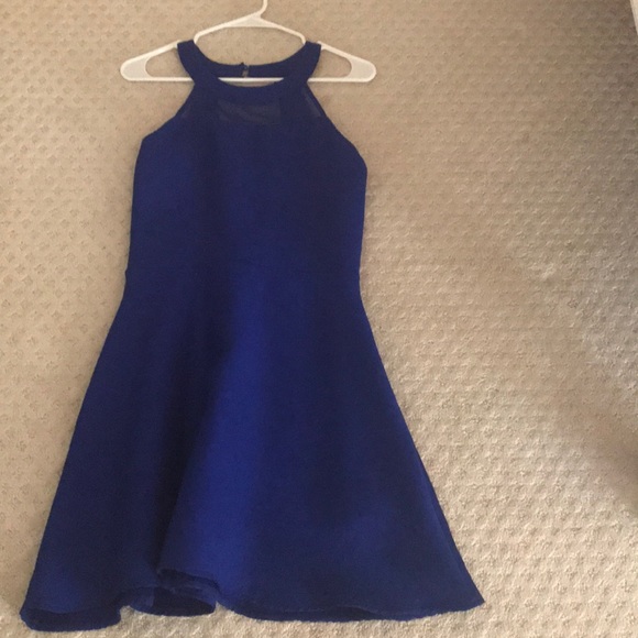 elisa b royal blue dress - Picture 1 of 5